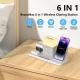 6-in-1 Wireless Charging Set Touch Night Light Mobile Phone Bluetooth Synchronization Time
