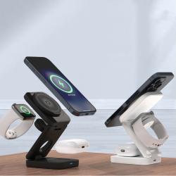 Three-in-one Magnetic Wireless Charger Folding