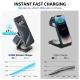 Magnetic Folding Bracket Three-in-one Wireless Charger