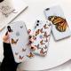 Butterfly silicone soft transparent phone case