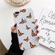 Butterfly silicone soft transparent phone case