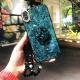 Compatible with Apple , Marble Epoxy Rhinestone Phone Case