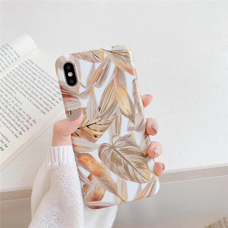 Laser foil leaf mobile phone case