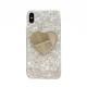 Gold foil mirror shell pattern phone case