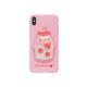 Japanese Decompression Banana Strawberry Milk Mobile Phone Case