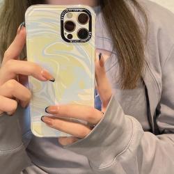 Matcha Green Phone Case Side Silicone WomenS All-Inclusive Anti-Drop Cover