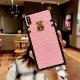 Compatible with Apple, European And American Tide Brand Suitable For IphoneXsMax Xiaoxiang Lingge Sheepskin Mobile Phone Shell  8 Anti-Fall S10E Protective Cover
