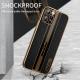 Compatible with Apple , Lychee Pattern Mobile Phone Case Electroplating Leather Pattern Soft Side Shell