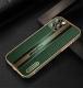 Compatible with Apple , Lychee Pattern Mobile Phone Case Electroplating Leather Pattern Soft Side Shell
