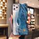 Compatible with Apple, Compatible with Apple , Granite Marble Stone Texture Phone Case For iPhone Luxury Glitter Soft Cover Gold Foil For iPhone 12 Mini 11 Pro Xs Max X XR 6 6s 7 8 Plus