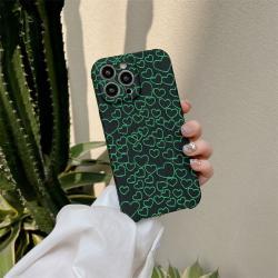 Japan Korean Winter Plush Embroidery Sun Flower Soft Case IPhone
