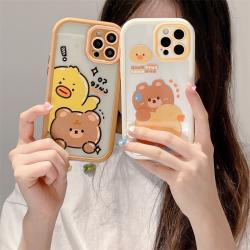 Summer Bear Duck Anti-fall Phone Case