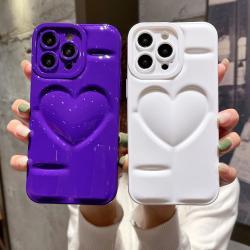 Big Love Glitter Phone Case Shockproof All-inclusive Protective Cover