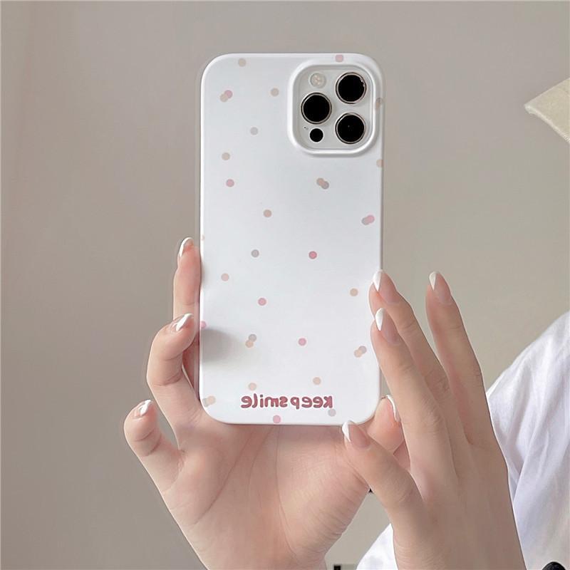 Simple Wave Dot Letter Phone Case