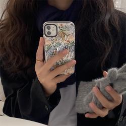 Animal Green Plant Illustration Mobile Phone Shell