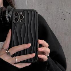 Water Ripple Midnight Black Mobile Phone Shell