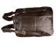 Top layer leather computer backpack