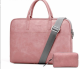 Faux Leather Laptop Bag For Women