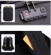 Cross border mens double shoulder bag multi function anti-theft 15.6 inch computer package British bag leisure business bag