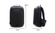 Cross border mens double shoulder bag multi function anti-theft 15.6 inch computer package British bag leisure business bag
