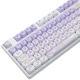 PBT Gradient Purple Rabbit Key Cap Coeco Customized Personality