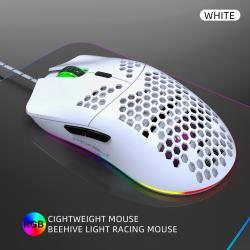 Lightweight Honeycomb Shell Hole Game Wired Mouse