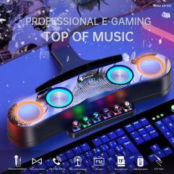 Desktop Colorful Gaming Bluetooth Speaker with LED