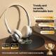 Retro Fashion Maillard Metal Bluetooth Headset