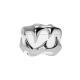 Metal Bright Silver Tooth Earphone Shell