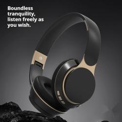 Headset Bluetooth Headset Retractable Folding Sports Card Heavy Bass Wireless Headset