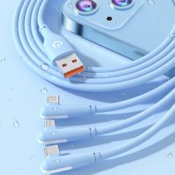 6A Super Fast Charge One-to-three Elbow Data Cable