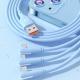 6A Super Fast Charge One-to-three Elbow Data Cable