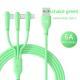 6A Super Fast Charge One-to-three Elbow Data Cable