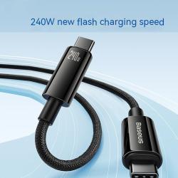 High-power Zinc Alloy Fast Charge PD Data Cable 240W