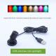 Mini Led Small Spotlight Model Decorative Crystal Fish Tank Colorful Color Changing Light 5V Usb Spotlight