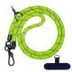 10MM Climbing Rope Mobile Phone Lanyard Gasket Adjustable Crossbody Mobile Phone Strap Camera Strap Rope Anti-lost Neck Rope