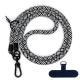 10MM Climbing Rope Mobile Phone Lanyard Gasket Adjustable Crossbody Mobile Phone Strap Camera Strap Rope Anti-lost Neck Rope