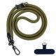 10MM Climbing Rope Mobile Phone Lanyard Gasket Adjustable Crossbody Mobile Phone Strap Camera Strap Rope Anti-lost Neck Rope