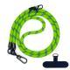 10MM Climbing Rope Mobile Phone Lanyard Gasket Adjustable Crossbody Mobile Phone Strap Camera Strap Rope Anti-lost Neck Rope