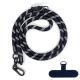 10MM Climbing Rope Mobile Phone Lanyard Gasket Adjustable Crossbody Mobile Phone Strap Camera Strap Rope Anti-lost Neck Rope