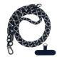 10MM Climbing Rope Mobile Phone Lanyard Gasket Adjustable Crossbody Mobile Phone Strap Camera Strap Rope Anti-lost Neck Rope