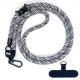 10MM Climbing Rope Mobile Phone Lanyard Gasket Adjustable Crossbody Mobile Phone Strap Camera Strap Rope Anti-lost Neck Rope