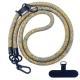 10MM Climbing Rope Mobile Phone Lanyard Gasket Adjustable Crossbody Mobile Phone Strap Camera Strap Rope Anti-lost Neck Rope