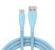 Quick Charge QC30 Charging Cable Nylon Braided Mobile Phone USB Cable With Indicator Light