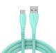 Quick Charge QC30 Charging Cable Nylon Braided Mobile Phone USB Cable With Indicator Light