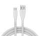 Quick Charge QC30 Charging Cable Nylon Braided Mobile Phone USB Cable With Indicator Light