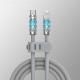 Full Power Fast Charging Liquid Silicone Luminescent Data Cable