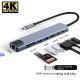 Type-c Expansion Dock 8 In 1 Multi-function Hub