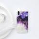 Cold wind purple marble pattern phone case