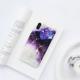 Cold wind purple marble pattern phone case